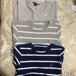 Lot of 3 women’s polo tshirts